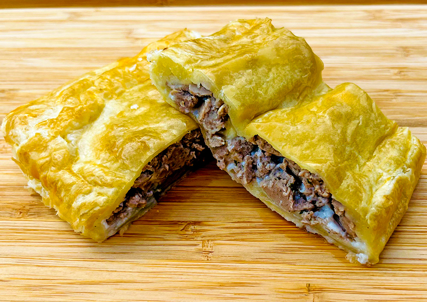 Bild 1 - Bratwurst Wellington (im Bl�tterteigmantel)