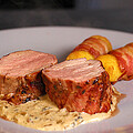 Kalbsfilet in Pfefferrahmsauce