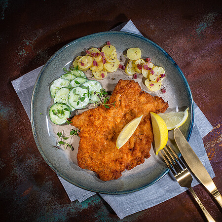 Wiener Kalbsschnitzel paniert