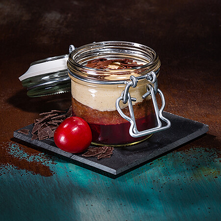 Schwarzw�lder Kirschtorte im Glas